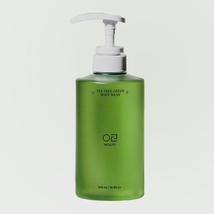 Gel douche WOLLYO coréen K-Beauty au thé vert anti-acné 500ml Fabriqué en Corée à base de plantes Pour tous types de peau - Product Image 2