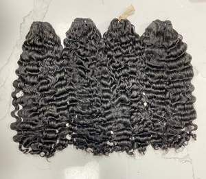 Top 1 Water Curly in Vietnam-Cabello crudo 100% Paquetes ondulados rizados Vendedores de cabello al por mayor a granel - Product Image 1