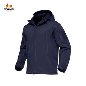 Men's Waterproof Warm Woolen Nonwoven Finished Softshell Jacket Zipper Closure Reversible Design Outdoor <b>Running</b> Hooded Formal - Product Image 3