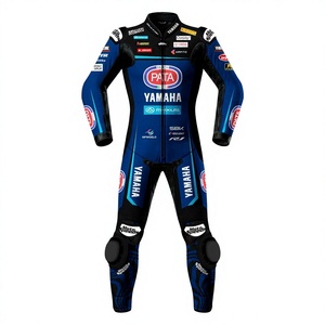 Traje de Motociclismo Xavi Vierge WSBK Ramaha 2026, 1 Pieza, Cuero Vacuno/Canguro, para Pista/Conducción, Nivel CE 2 - Product Image 1