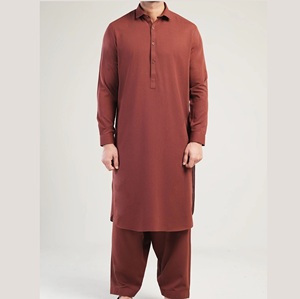 Wholesale 2026 Custom Made Solid Color Breathable Ethnic Cotton Pakistani Men's Kurta/<b>Kurti</b> High Quality All Seasons Reversible - Product Image 5