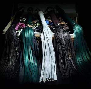 SPALL JP SPORTS Fouet d'entraînement renforcé en cuir de vachette véritable, tressé multi-brins, avec signal sonore et poignée antidérapante en cuir naturel - Product Image 6