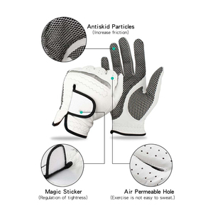 Gants de golf à marque privée, paume antidérapante, poignet flexible, OEM, approvisionnement en gros pour les grossistes et les détaillants d'équipements de golf - Product Image 4