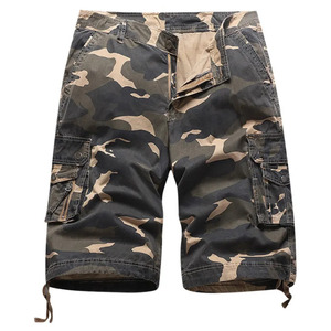 2026 Factory Direct Sale <b>Men</b> Elastic Waist <b>Short</b> Pants Quality Cotton Cargo Casual <b>Shorts</b> Cheap <b>Camo</b> Cargo <b>Shorts</b> - Product Image 4