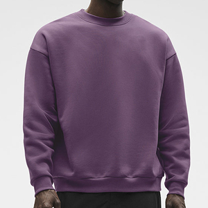 Custom Cotton Crew Neck Sweatshirt Unisex Oversized Blank <b>Pullover</b> Casual Fashion Apparel - Product Image 6