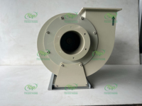 Korrosionsbeständiger PP-Zentrifugal-Abluftventilator 0,75kW Industrielles Luftgebläse 280mm Blattdurchmesser Kugellager 566-1178 m³/h