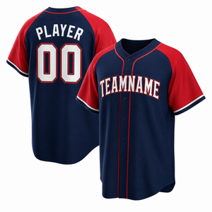 Custom Baseball Team Jersey Short Sleeve Athletic Fit Quick Dry Breathable 100% Polyester Sublimated Player Name & Number - Product Image 3