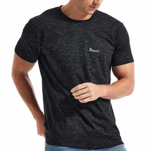 T-shirt Boxy Homme Noir Élégant en Jersey avec Logo Personnalisé, Streetwear 100% Coton Uni, Coupe Oversize, Séchage Rapide - Product Image 1