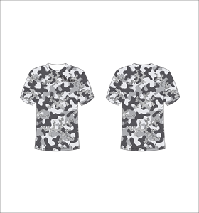 เสื้อยืดแขนสั้นลายพรางสำหรับผู้ชาย พิมพ์ลายแบบซับลิเมชั่น ระบายอากาศได้ดี ทรงปกติ คอกลม สวมใส่สบายๆ - Product Image 1