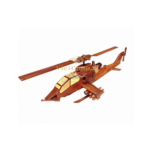 เฮลิคอปเตอร์ไม้พะยูงอินเดียทำมือ |   ไม้ธรรมชาติ 100% |   การตกแต่งหรูหราทันสมัยแบบ PU ขัดเงา |   ของขวัญขึ้นบ้านใหม่ |   เวียตชอยส์ - Product Image 6