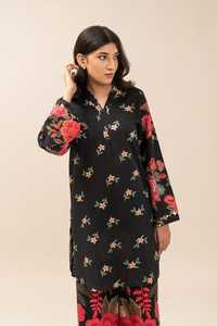Vêtements indiens et pakistanais haut de gamme imprimés pour femmes, ensemble 2 pièces en tissu léger pour l'été, vêtements cousus en tissu lawn - Product Image 3