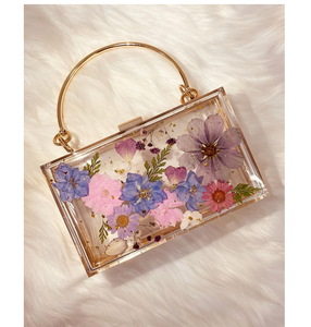 Elegante Bolso de Mano Redondo de Resina Ecológica, Adornado con Cristales y Piedras, Modelo Clásico para Mujeres y Niñas de MULTI CRAFT - Product Image 5