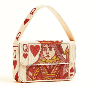 Sac à bandoulière bohème en toile avec broderie motif paysage, fermeture éclair, sac à main pour femme toutes saisons - Product Image 3