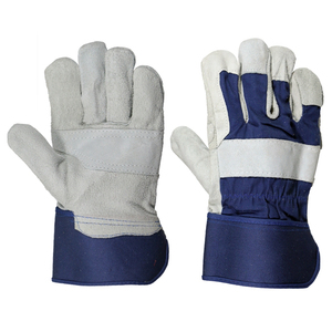 Vantrex Industries Wholesale Heat-Resistant <b>Leather</b> Work <b>Gloves</b> <b>Men</b> Women Gardening Safety Construction Cowhide ANSI/ISEA Cut - Product Image 2