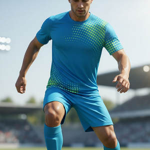 Custom Sportswear T <b>Shirt</b> Men Polyester Quick Dry Training Gym Tee Soccer Jersey Style OEM ODM Manufacturer - Product Image 6