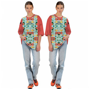 เสื้อยืดผู้หญิงใส่สบาย ผลิตสำหรับการสั่งซื้อจำนวนมากและพิมพ์โลโก้ เสื้อยืดผู้หญิง - Product Image 4