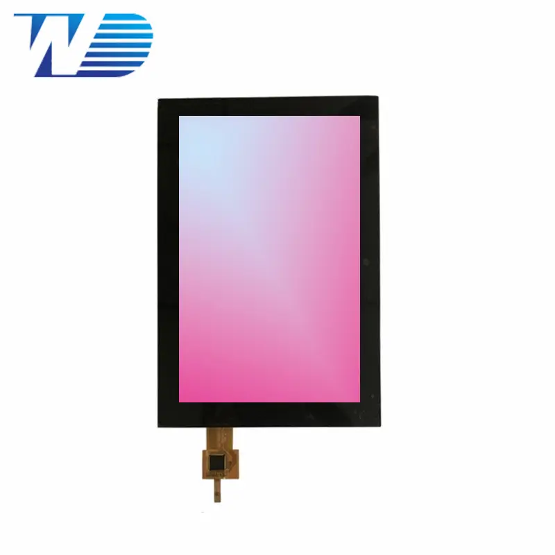 WD layar LCD TFT IPS 7 inci, resolusi 800x1280 dengan sudut pandang penuh modul LCD untuk aplikasi industri