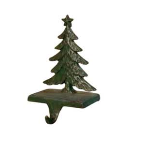Soporte para Calcetines Navideños al por Mayor, Gancho para Chimenea con Contorno Dorado de Árbol, Colgador Resistente de Metal para Decoración Navideña - Product Image 4