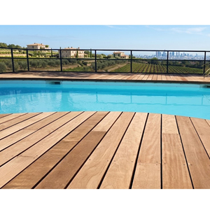 Suelo de Madera de Teca de Grado Comercial, Tarima de Madera Maciza para Piscinas, Patios, Hoteles y Resorts, Fabricante Indonesio - Product Image 3
