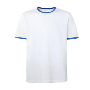 เสื้อยืดผู้ชายพิมพ์ลายตัวอักษรกรีกแบบกำหนดเอง ปี 2026 ผ้าฝ้ายหวี 100% เนื้อนุ่ม ระบายอากาศได้ดี เสื้อยืดเรียบสีพื้น  เสื้อผ้าสำหรับชมรมมหาวิทยาลัย - Product Image 1