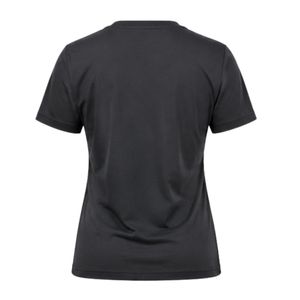 เสื้อยืดตัวอักษรประดับเพชรเทียมสีเทาสำหรับผู้หญิง เสื้อแขนสั้นลำลองแฟชั่น ดีไซน์กราฟิก เสื้อผ้าสำหรับใส่ทุกวัน - Product Image 3