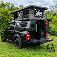 Capot de camionnette Pop-Top pour Chevrolet Silverado 1500 avec benne de 5,8 pieds, en aluminium rigide + toile