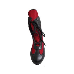 Chaussures de boxe professionnelles en cuir pour l'entraînement aux arts martiaux, respirantes, pour la boxe - Product Image 4
