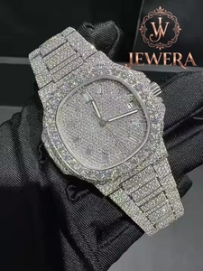Reloj de Diamantes Mossinate de Acero Inoxidable a Prueba de Agua con Correa Ajustable, Accesorio de Lujo para Uso Diario, Fiestas y Actividades al Aire Libre - Product Image 2