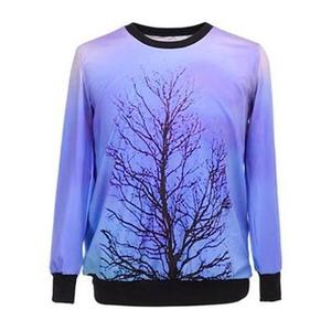 เสื้อสเวตเชิ้ตคอกลมผู้ชาย ลายต้นไม้สีเหลือง ทรงปกติ ลำลอง ผ้าถักโพลีเอสเตอร์ สไตล์ฤดูใบไม้ผลิ - Product Image 6