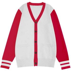 OEM 2026 Custom Manufacturer V Neck Full Sleeves Sorority Embroidery Knitwear <b>Sweater</b> Cardigans Customized Color Knitted - Product Image 4