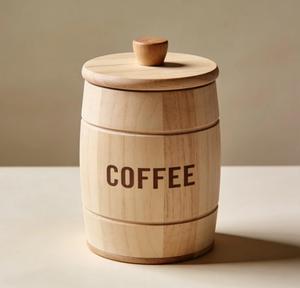 Salière artisanale haut de gamme en bois d'olivier sculpté, style rustique méditerranéen, écologique et durable, lavage à la main uniquement, rangement de cuisine - Product Image 4