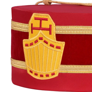 หมวกมงกุฎปักมือ Royal Arch P.H.P. ของสมาคมเมสัน คุณภาพสูง ปรับขนาดได้ ผลิตจากผ้าฝ้าย 100% ระบายอากาศได้ดี สั่งทำพิเศษ - Product Image 5