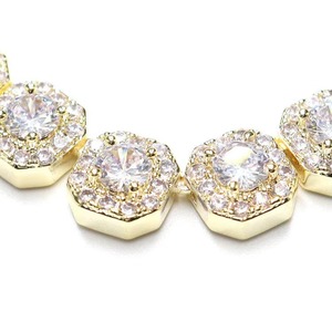 Collection de bijoux de luxe en argent 925 plaqué or rose avec moissanite VVS, collier hip-hop tendance, cadeau idéal pour mariage et fiançailles - Grande Vente - Product Image 4