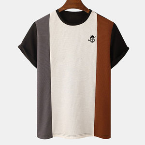 T-shirt Homme Slim Fit Personnalisé avec Logo – Vente en Gros Usine – Tissu Séchage Rapide – Meilleure Vente pour Adultes - Product Image 1