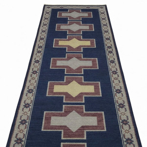 Tapis artisanal en coton et laine noué à la main pour une vie raffinée, tapis d'intérieur et d'extérieur, décoration de la maison, tapis antidérapant - Product Image 3
