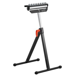 Supporto a Rulli Multidirezionale Lucidato da 11,5 Pollici per Carichi Pesanti, Capacità di Carico 300 lb, Altezza Regolabile, Banco da Lavoro Pieghevole per Falegnameria - Product Image 4