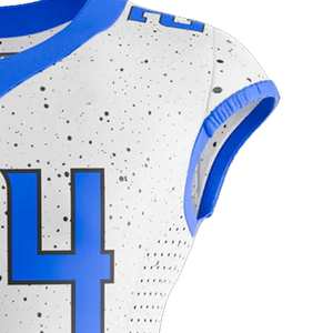 Maillot de football américain personnalisé en gros, pas cher, vierge, respirant, à manches courtes, pour l'entraînement, avec logo personnalisé - Product Image 3