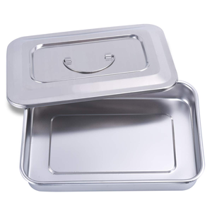 Oem Best Sale 2024 Hollow Ware Instruments Tray Shallow (Mayo) Stainless Steel Surgical Manual Lightweight Reusable CE Certified - Product Image 3