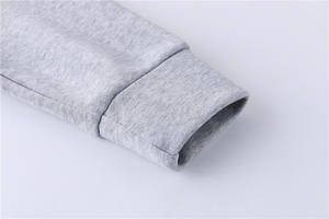 Sudadera con Capucha Corta de Felpa 100% Algodón para Invierno, Talla Grande, para Hombre y Mujer, Manga Larga, Informal, Deportiva, a la Moda - Product Image 6