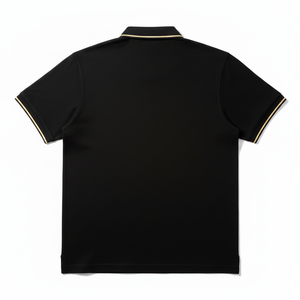 เสื้อโปโลสีดำขายส่งยอดนิยม ผลิตตามสั่ง ผ้าฝ้ายปิเก้ 100% เสื้อโปโลจำนวนมาก รับปักโลโก้ พิมพ์ลาย เสื้อโปโลโปรโมชั่น - Product Image 3