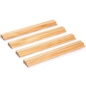 Soporte Técnico en Línea, Diseños Personalizados, Fácil de Instalar, Duradero y Ecológico, Juego de 4 Soportes Modernos para Fichas de Mahjong de Madera Maciza - Product Image 1