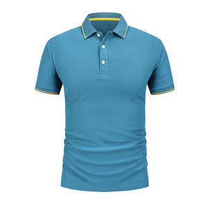 Chemises polo pour hommes de haute qualité, manches courtes, été, séchage rapide, t-shirts sportifs, logo personnalisé, grandes tailles, vente en gros de chemises polo pour hommes - Product Image 5