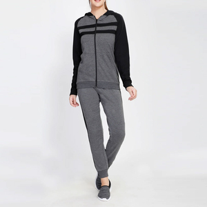 Nuevo conjunto deportivo con logotipo personalizado, sudadera con capucha y pantalones de jogging de talla personalizada, conjunto de 2 piezas para mujer, la mejor calidad. - Product Image 2