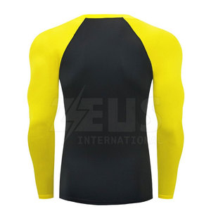 Hot Selling Long Sleeves <b>Men</b> <b>Compression</b> <b>Shirts</b> Lightweight Quick Dry <b>Men</b> <b>Compression</b> <b>Shirts</b> - Product Image 3