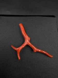 Cuentas de coral rojo italiano en forma de rama, piedra preciosa en bruto para la fabricación de joyas, coral natural en forma de árbol, piedra preciosa de alta calidad, 14.55 ct - Product Image 3