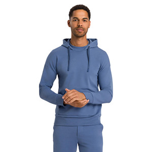 Conjunto Deportivo Casual para Hombre, Primavera, Personalizado, Transpirable, 100% Algodón, Sudadera con Capucha y Pantalones Cortos - Product Image 2