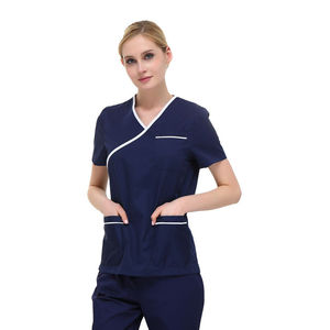 Premium Unisex Medical <b>Scrub</b> Set with Jogger Pants Customized Hospital Nursing Uniform Wholesale - Product Image 1