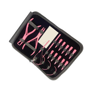 Kit Profesional de Herramientas para Extensiones de Cabello de Acero Inoxidable, Duradero y Reutilizable, Juego de Herramientas con Microperlas, Alicates para Abrir y Cerrar, Herramienta para Tirar de la Cinta - Product Image 4