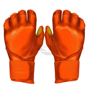 Gants de baseball pour receveur droitier, logo personnalisé imprimé, cuir de vachette, antidérapants, légers - Product Image 1