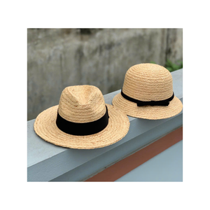 Sombrero Panamá de ala ancha tejido a mano con bordado vietnamita de algas marinas y logotipo personalizado, unisex, para todas las estaciones, ideal para promociones. - Product Image 2